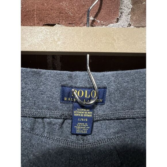 Polo Ralph Lauren Men's Gray Solid Sleep Jogger Pants Large - Picture 3 of 4